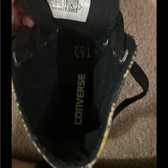 Custom print whimsigoth Chuck Taylor Converse high top sneakers US 6.5 women’s - Picture 6 of 8